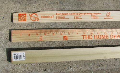 Possible material for 1.5-inch wide wood paddle
