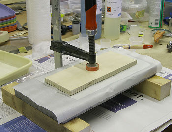 Ignatz Making Micarta Scale Material-10 clamp 01.jpg
